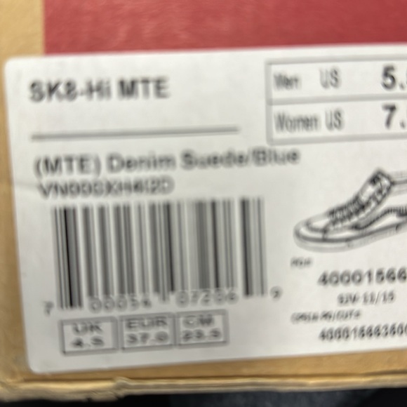 MYE Sk8Hi Vans - Picture 4 of 4